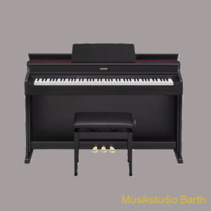 Casio AP470 bk, schwarzes E-Piano bzw. Digitalpiano im Musikstudio Barth Arnstorf, Rottal-Inn, nähe Pfarrkirchen, Eggenfelden, Landau an der Isar.