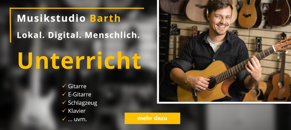 Musikstudio Barth - Musikunterricht in Arnstorf, Gitarrenunterricht, Klavierunterricht